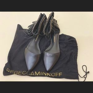 Rebecca Minkoff Leather Suede Flats Like New